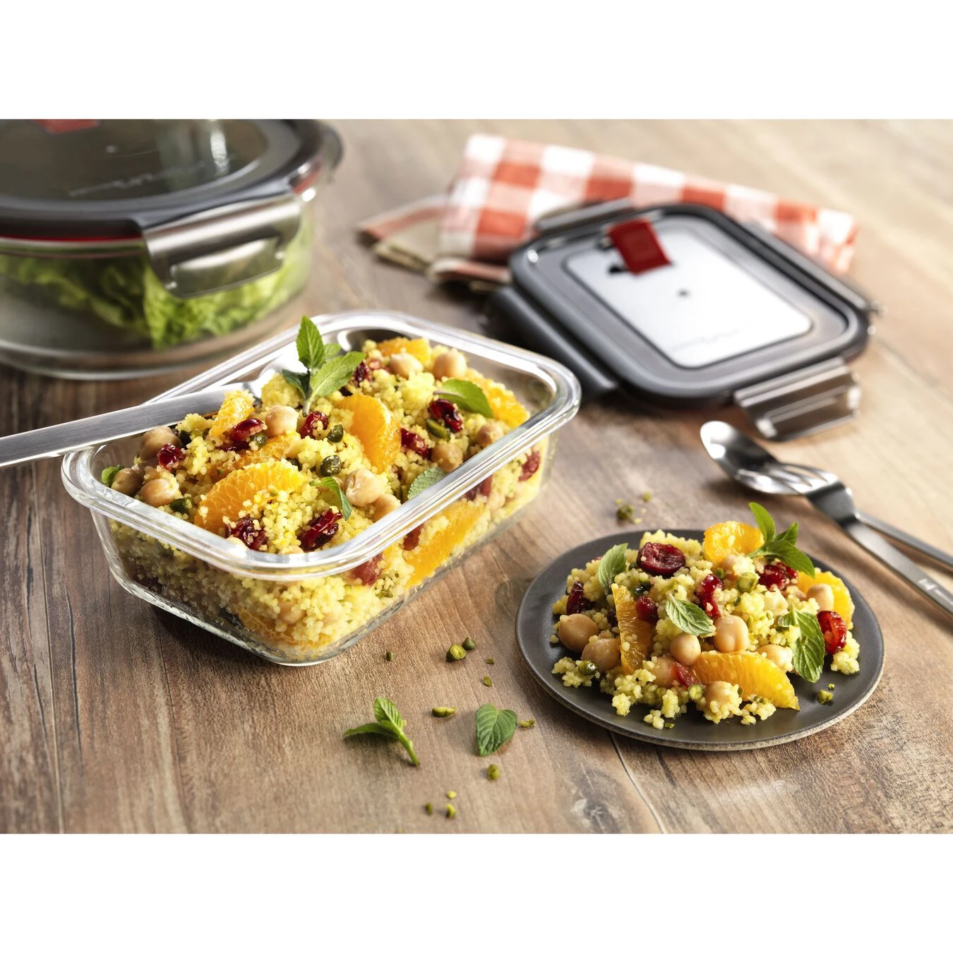 Zwilling Glasdose Rechteckig 1,4 L, Borosilikatglas 4 Zwilling Glasdose Rechteckig 1,4 L, Borosilikatglas – Bild 2