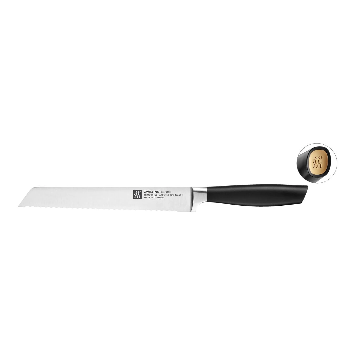 Zwilling Brotmesser 20 Cm, Gold Matt 3 Zwilling Brotmesser 20 Cm, Gold Matt