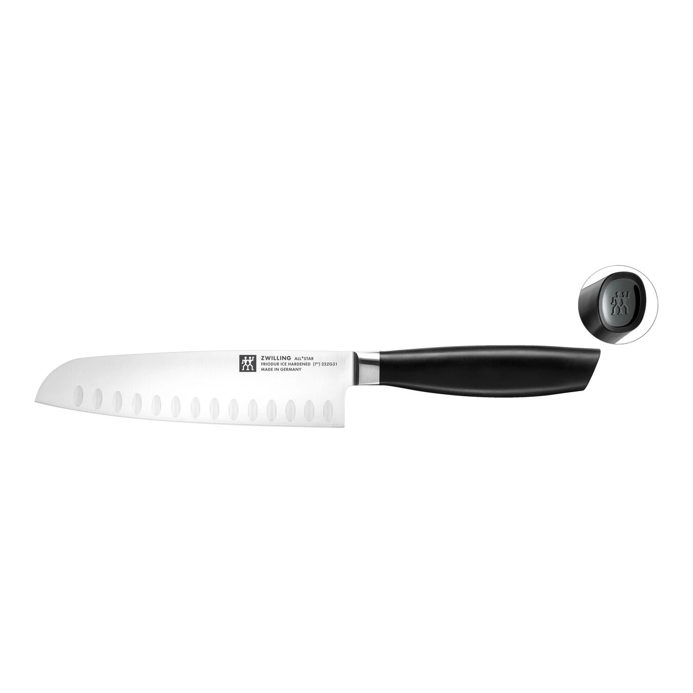 Zwilling Santokumesser 18 Cm, Schwarz 3 Zwilling Santokumesser 18 Cm, Schwarz