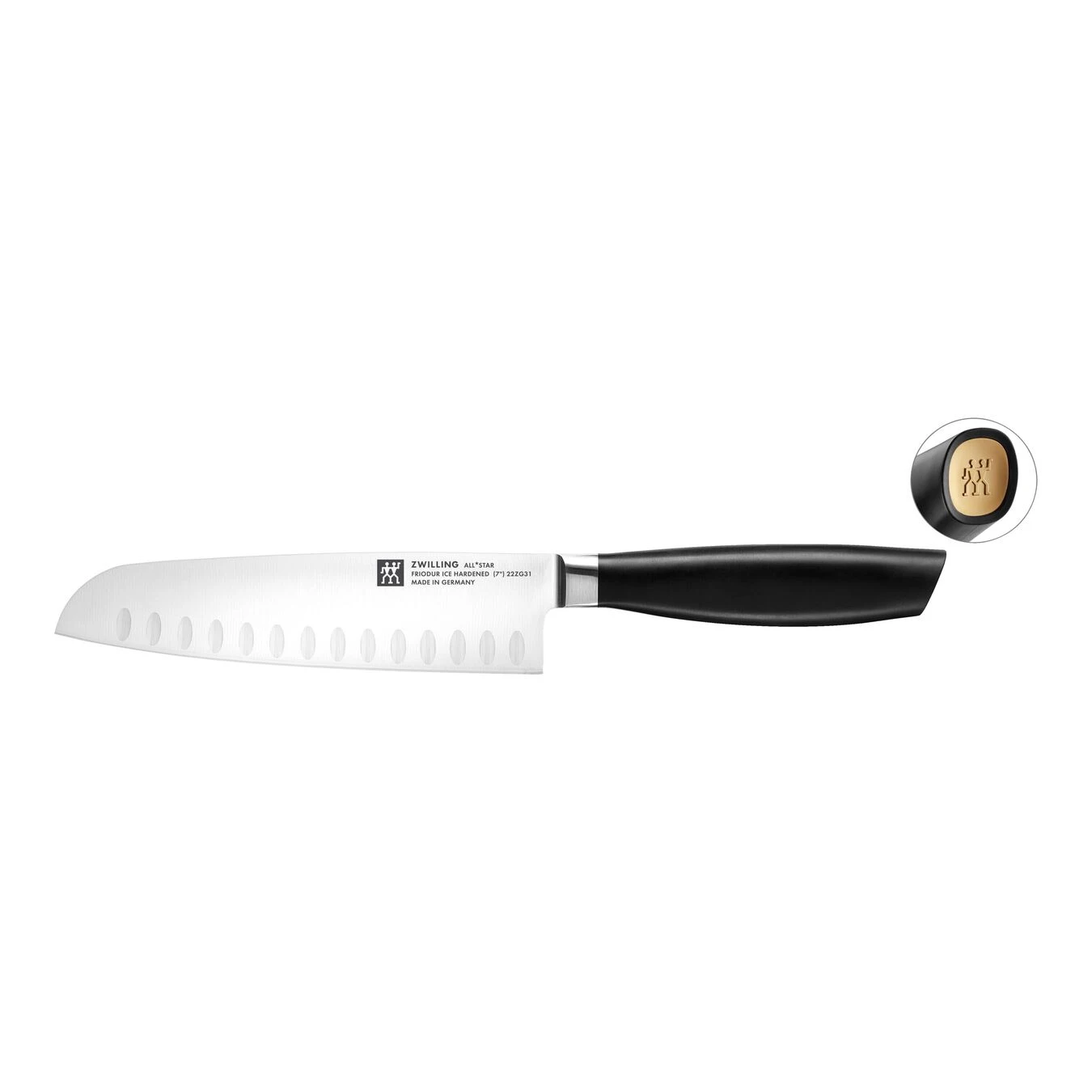 Zwilling Santokumesser 18 Cm, Gold Matt 3 Zwilling Santokumesser 18 Cm, Gold Matt