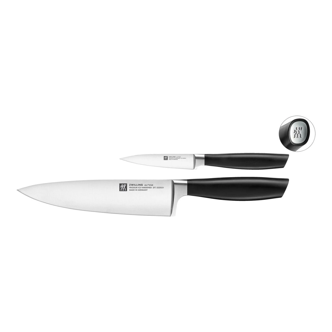 Zwilling Messerset 2-tlg, Silber 3 Zwilling Messerset 2-tlg, Silber