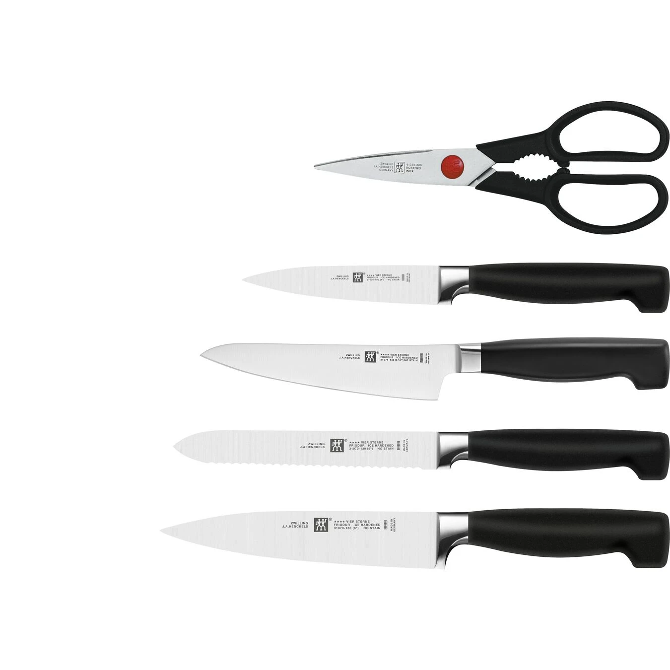 Zwilling Messerblockset 6-tlg, Weiß 4 Zwilling Messerblockset 6-tlg, Weiß – Bild 2