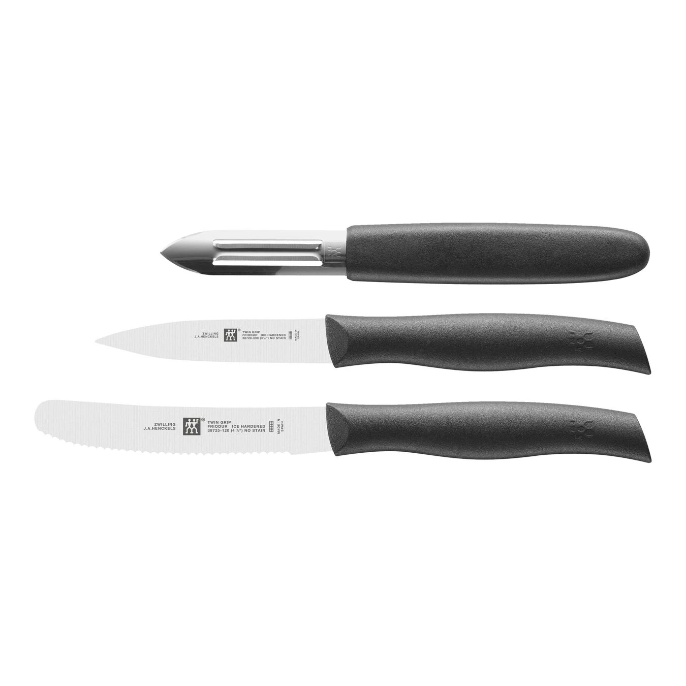 Zwilling Messerset 3-tlg, Schwarz 3 Zwilling Messerset 3-tlg, Schwarz