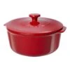 Zwilling Cocotte 24 Cm, Rund, Rot, Keramik 2 Zwilling Cocotte 24 Cm, Rund, Rot, Keramik -Zwilling 40202 024 0 1