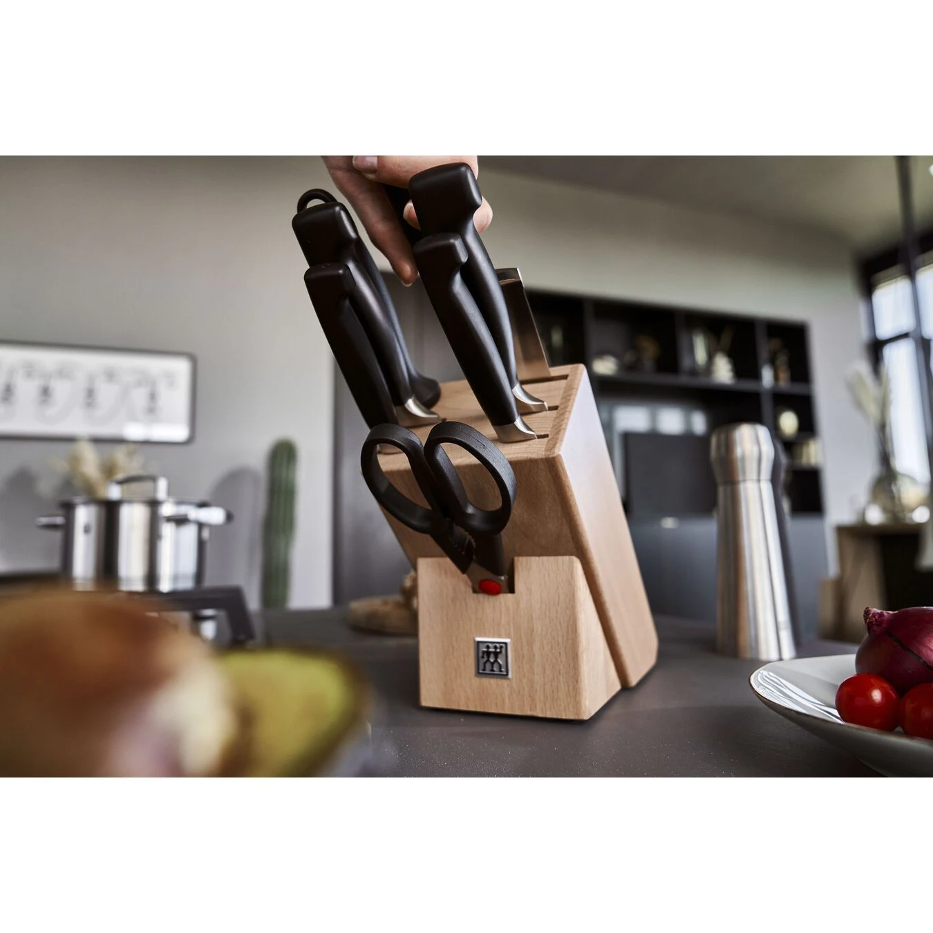 Zwilling Messerblockset 8-tlg, Natur 6 Zwilling Messerblockset 8-tlg, Natur – Bild 4